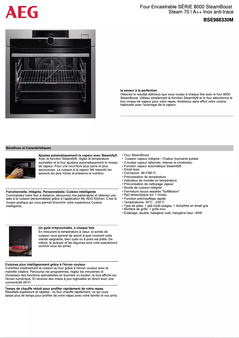 Imagen de la primera página del manual del dispositivo BSE988330M