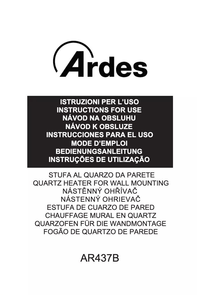 Página nº 1 - Manual de usuario Ardes AR437B