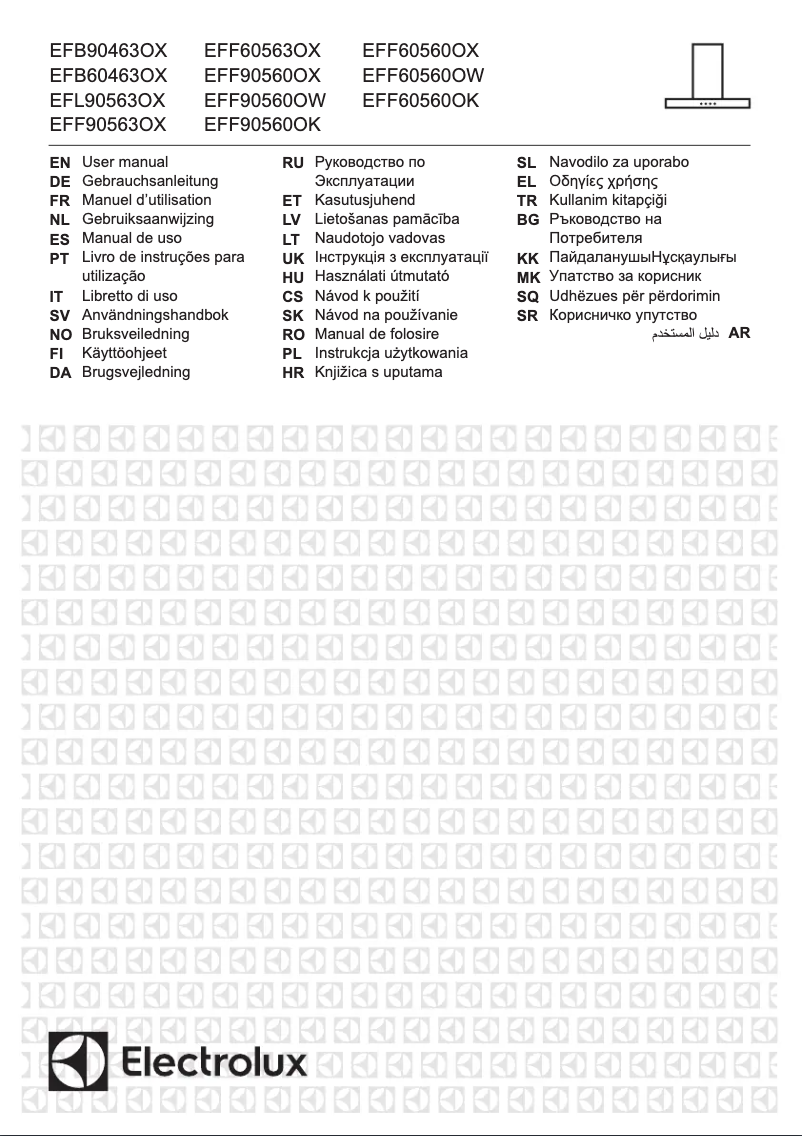 Imagen de la primera página del manual del dispositivo EFF60560OW