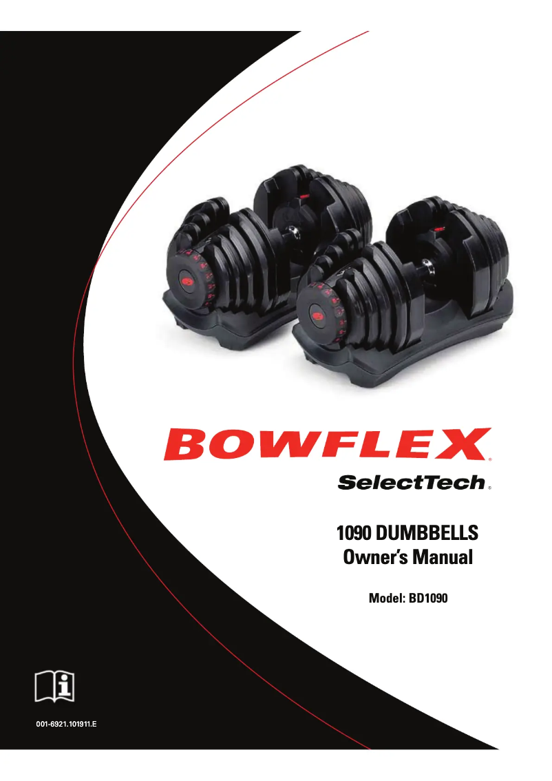 Página nº 1 - Manual de usuario Bowflex SelectTech BF1090i