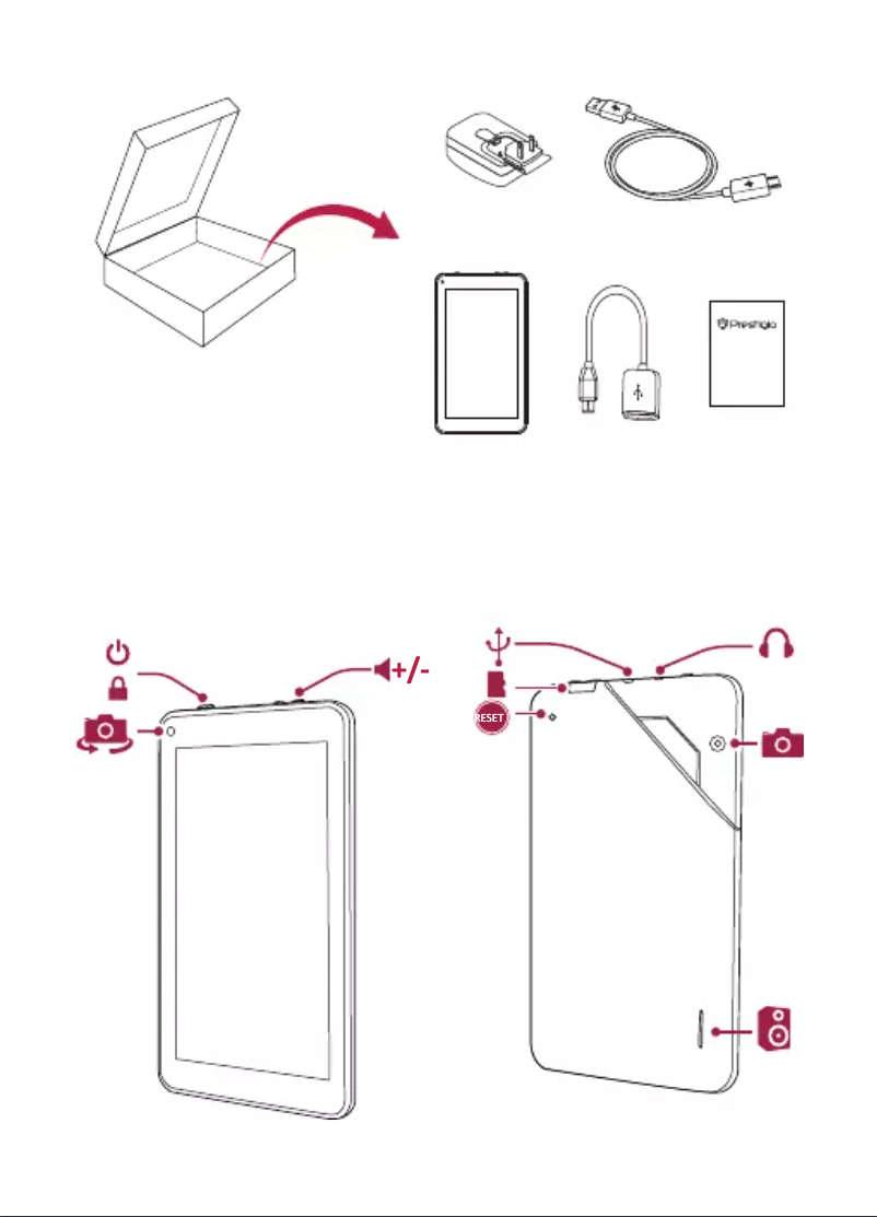 Página 1 del manual Manual de usuario Prestigio MultiPad Thunder 7.0i