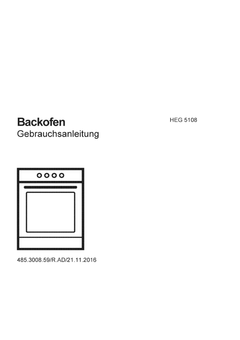 Página nº 1 - Manual de usuario Elektra Bregenz HEG 5108 X