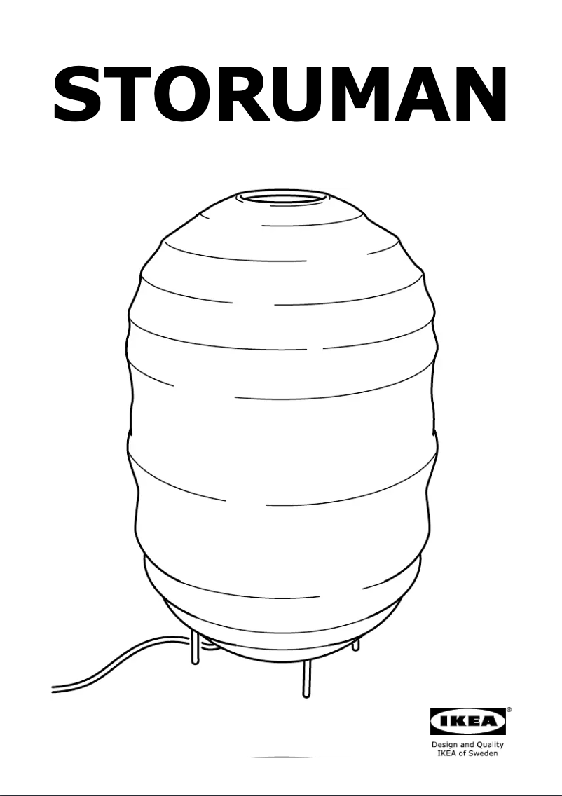 Página 1 del manual Manual de usuario Ikea STORUMAN