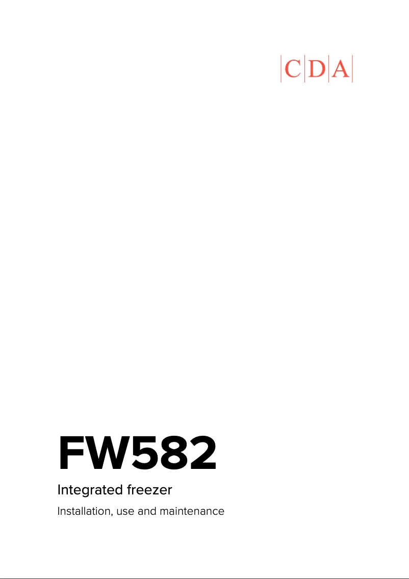 Imagen de la primera página del manual del dispositivo FW582