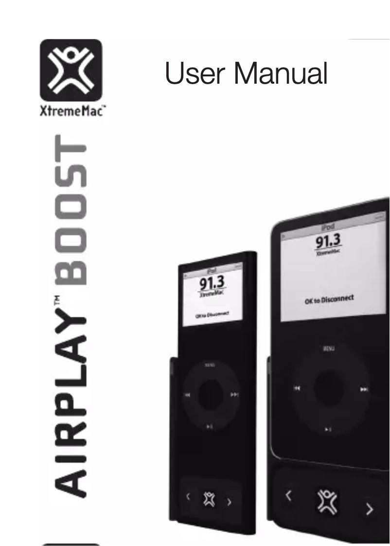 Página 1 del manual Manual de usuario Xtrememac Airplay Boost