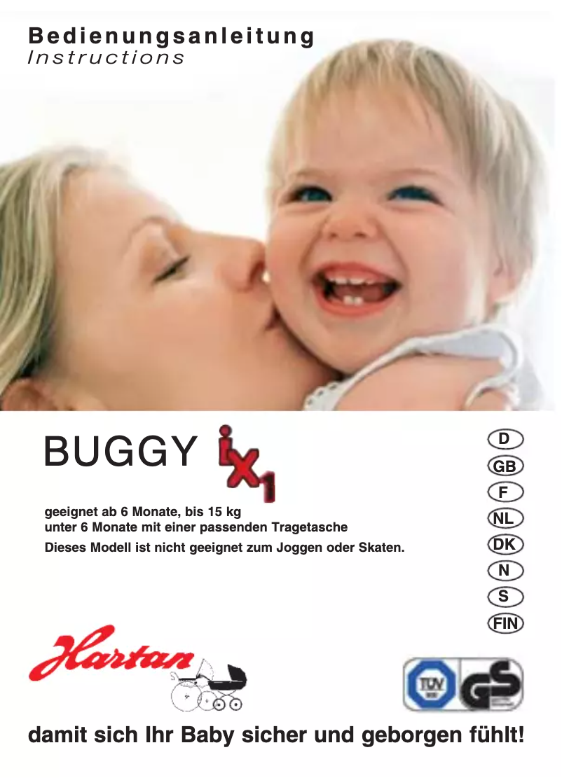 Página 1 del manual Manual de usuario Hartan Buggy iX1