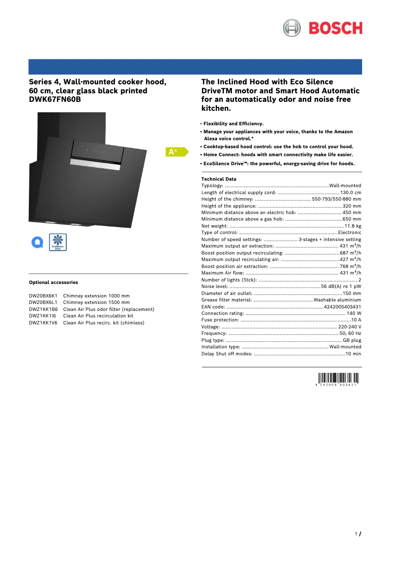 Imagen de la primera página del manual del dispositivo DWK67FN60B