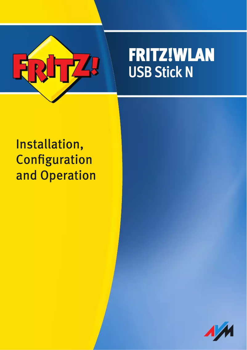 Página 1 del manual Manual de usuario AVM FRITZ!WLAN USB Stick