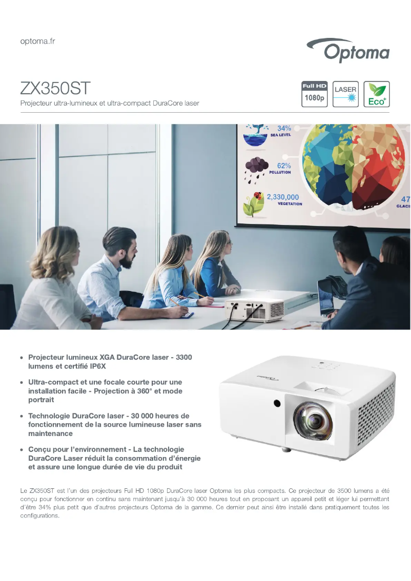 Imagen de la primera página del manual del dispositivo ZX350ST