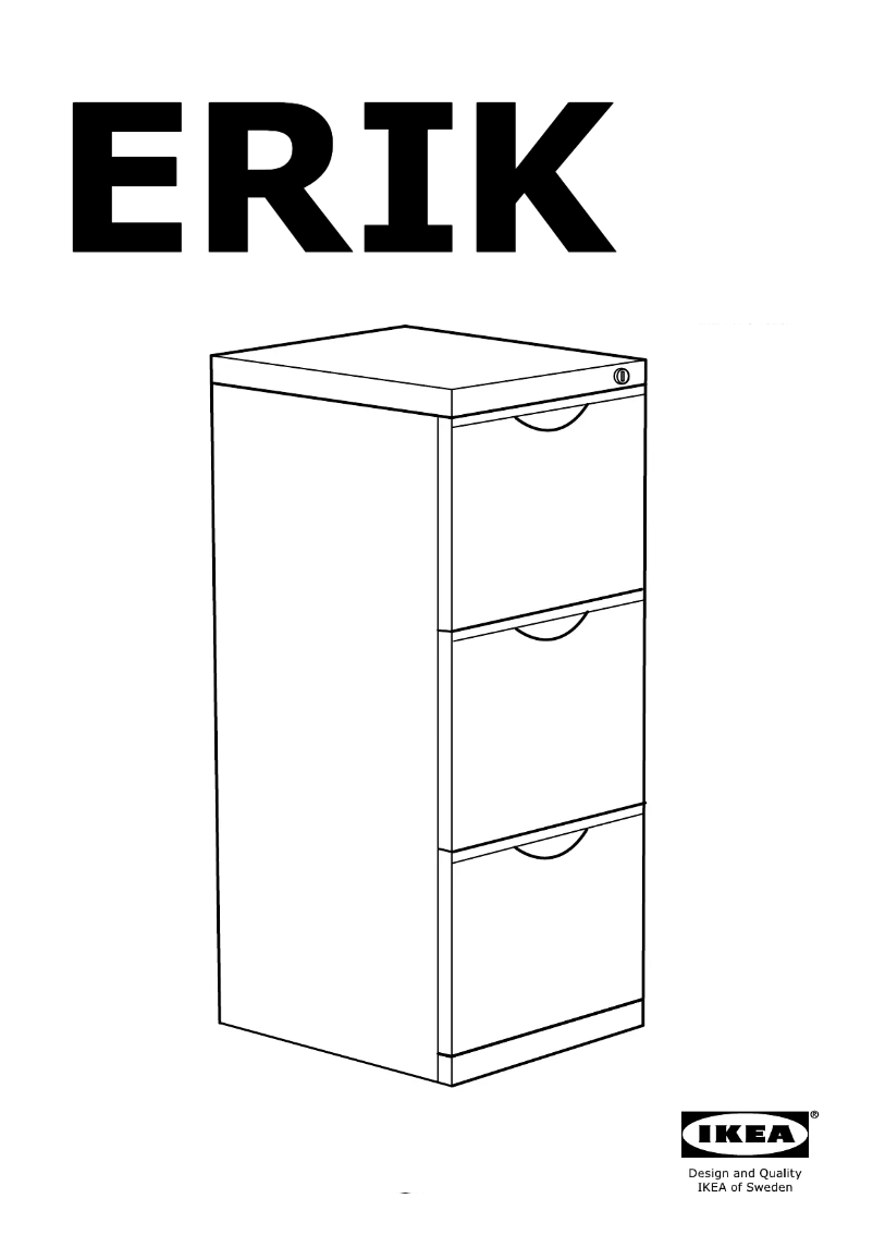 Página 1 del manual Manual de usuario Ikea ERIK