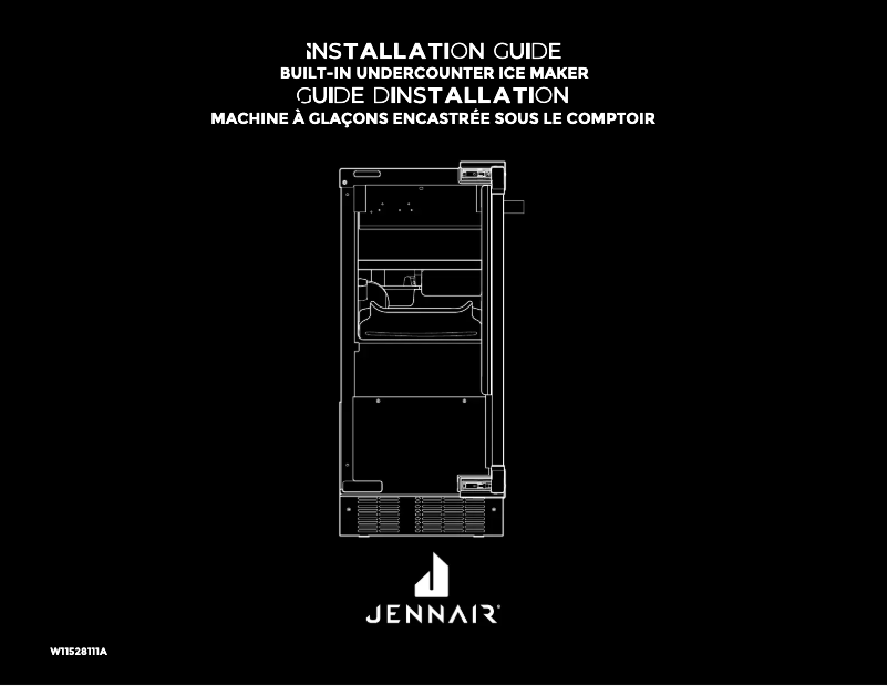 Página nº 1 - Guía de instalación JennAir JUIFN15HX