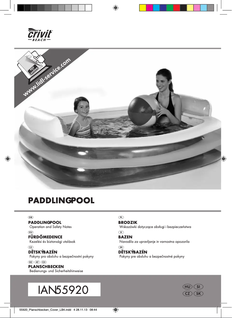 Imagen de la primera página del manual del dispositivo Z31953