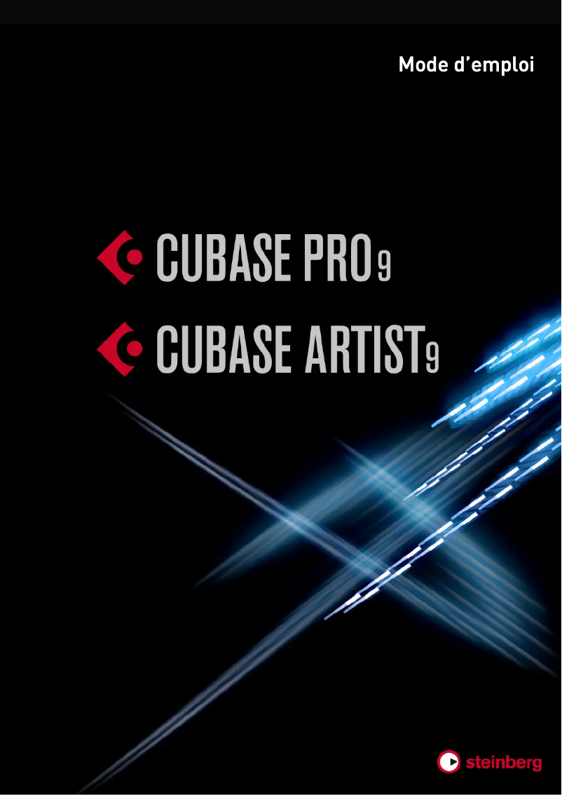 Imagen de la primera página del manual del dispositivo Cubase Artist 9