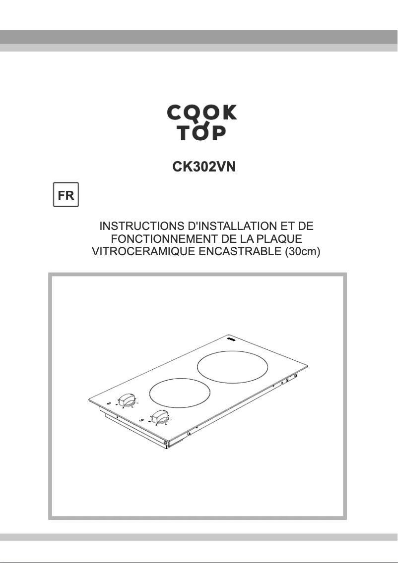 Imagen de la primera página del manual del dispositivo CK302VN