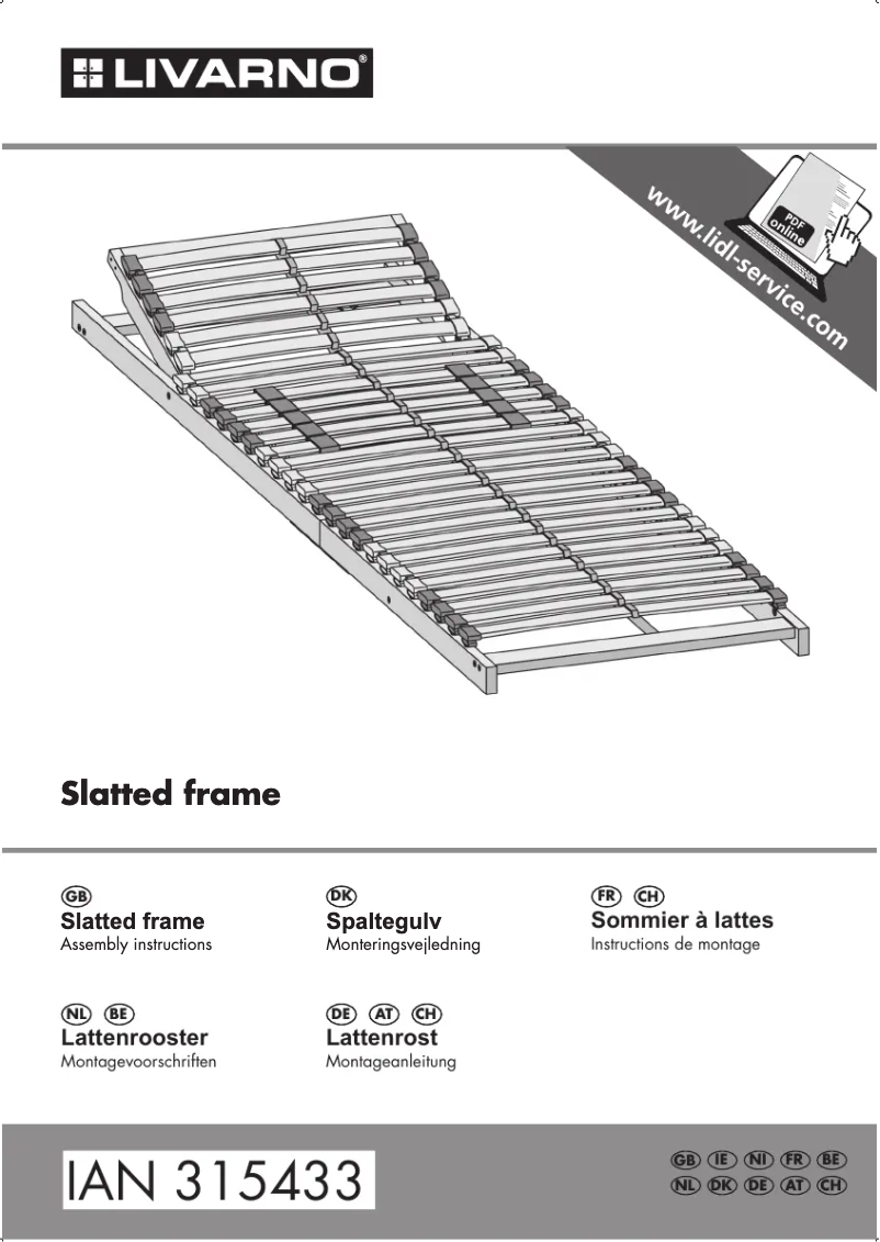 Página 1 del manual Manual de usuario Livarno Lux IAN 296796