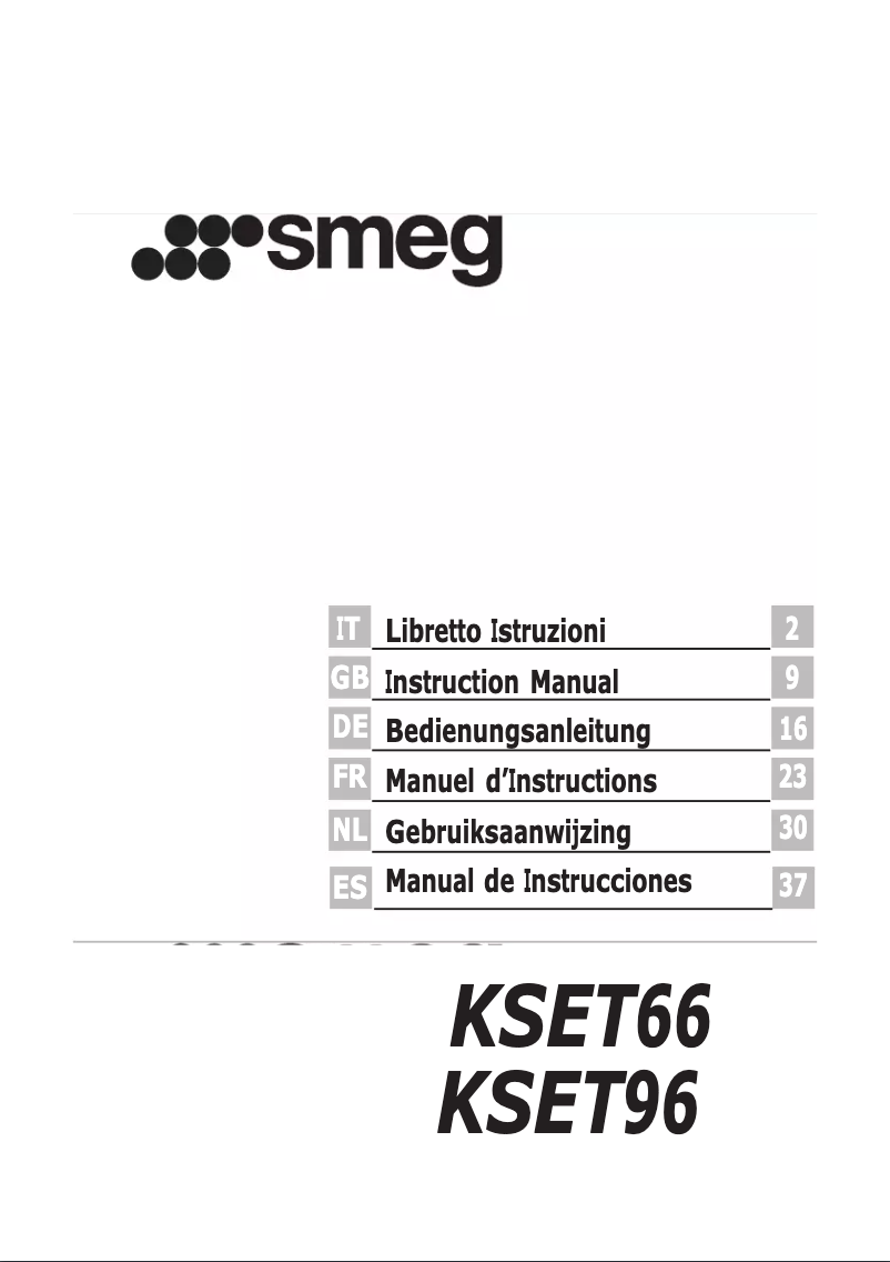 Imagen de la primera página del manual del dispositivo KSET66