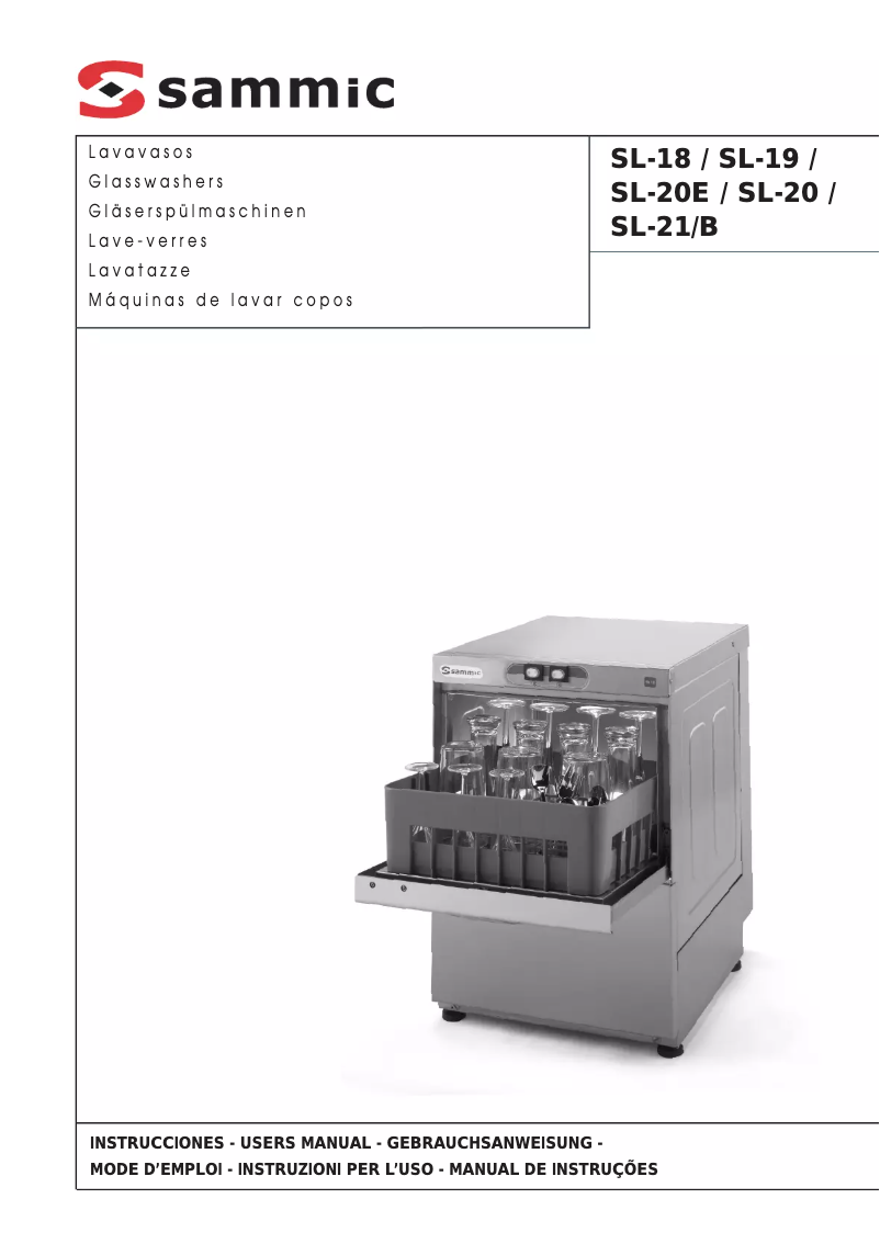 Imagen de la primera página del manual del dispositivo SL-21B