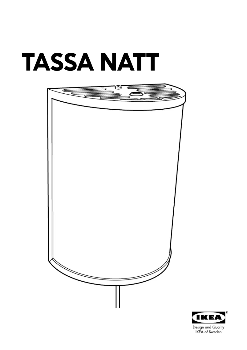 Página 1 del manual Manual de usuario Ikea TASSA NATT