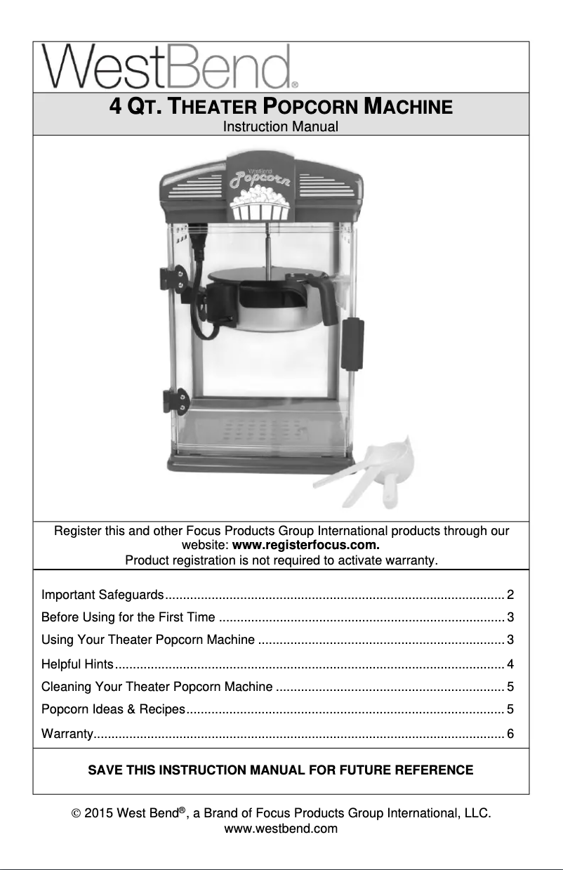 Imagen de la primera página del manual del dispositivo 82515