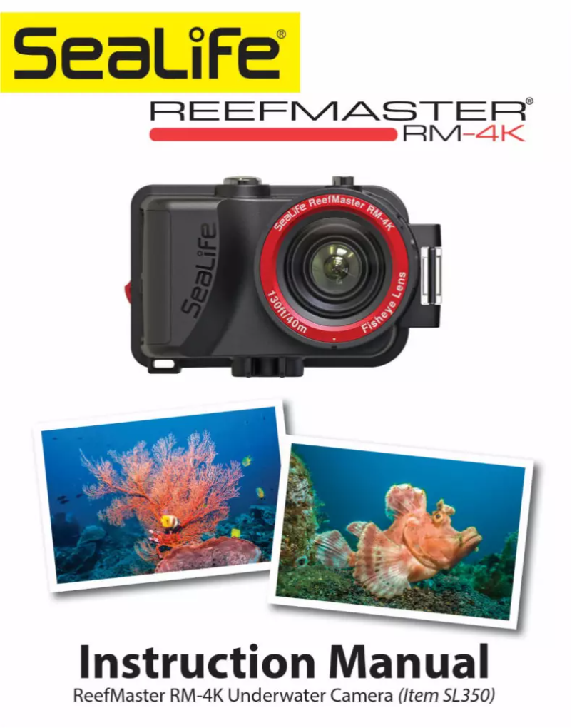 Imagen de la primera página del manual del dispositivo ReefMaster RM-4K