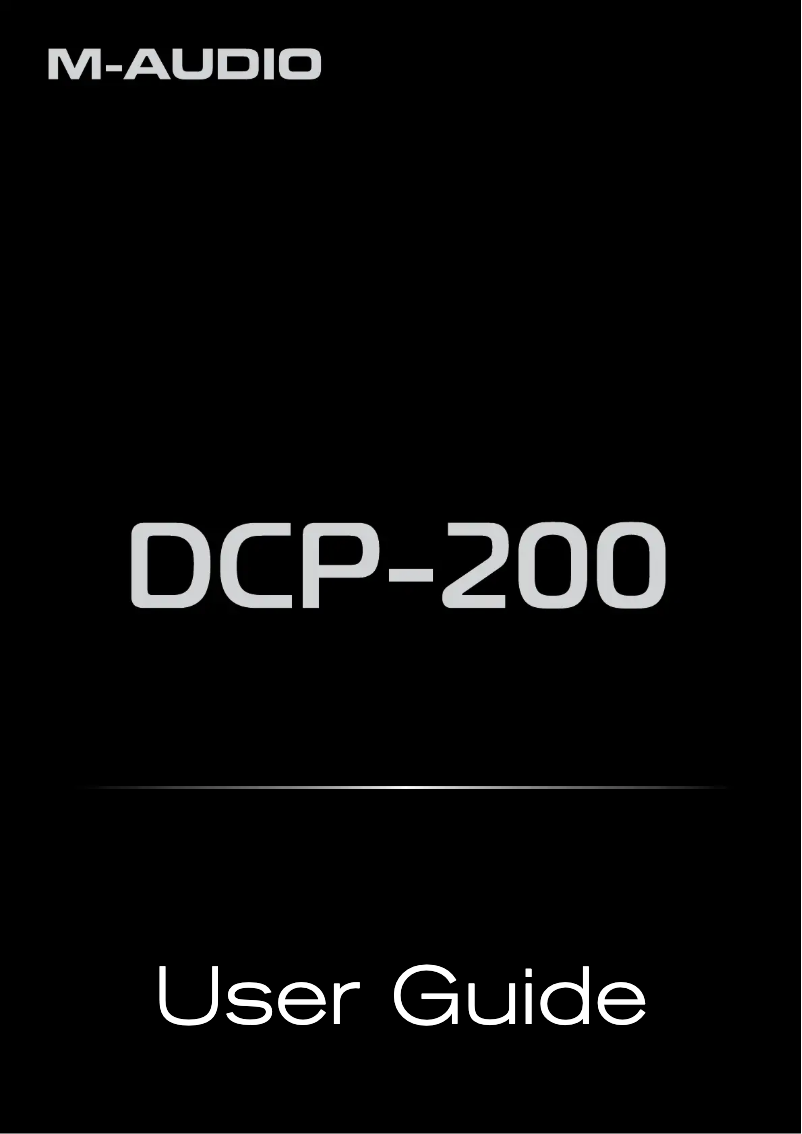 Imagen de la primera página del manual del dispositivo DCP-200