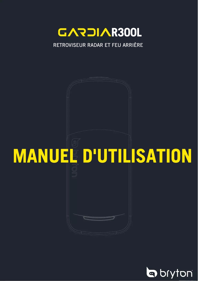 Página 1 del manual Manual de usuario Bryton Gardia R300L