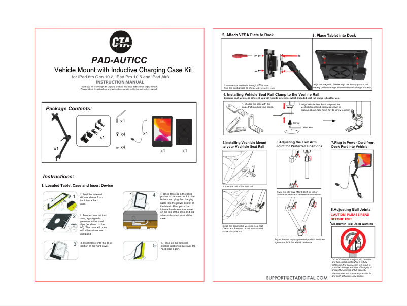 Imagen de la primera página del manual del dispositivo PAD-AUTICC