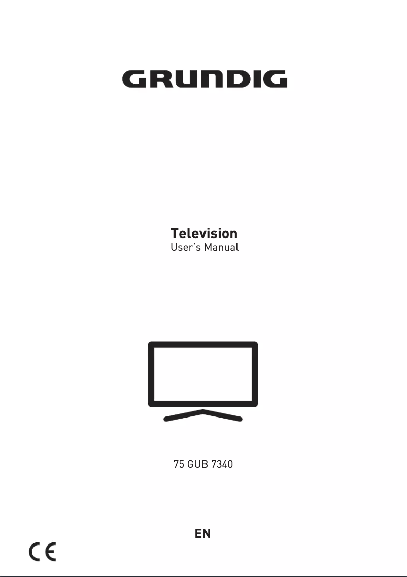 Página 1 del manual Manual de usuario Grundig 75 GUB 7340