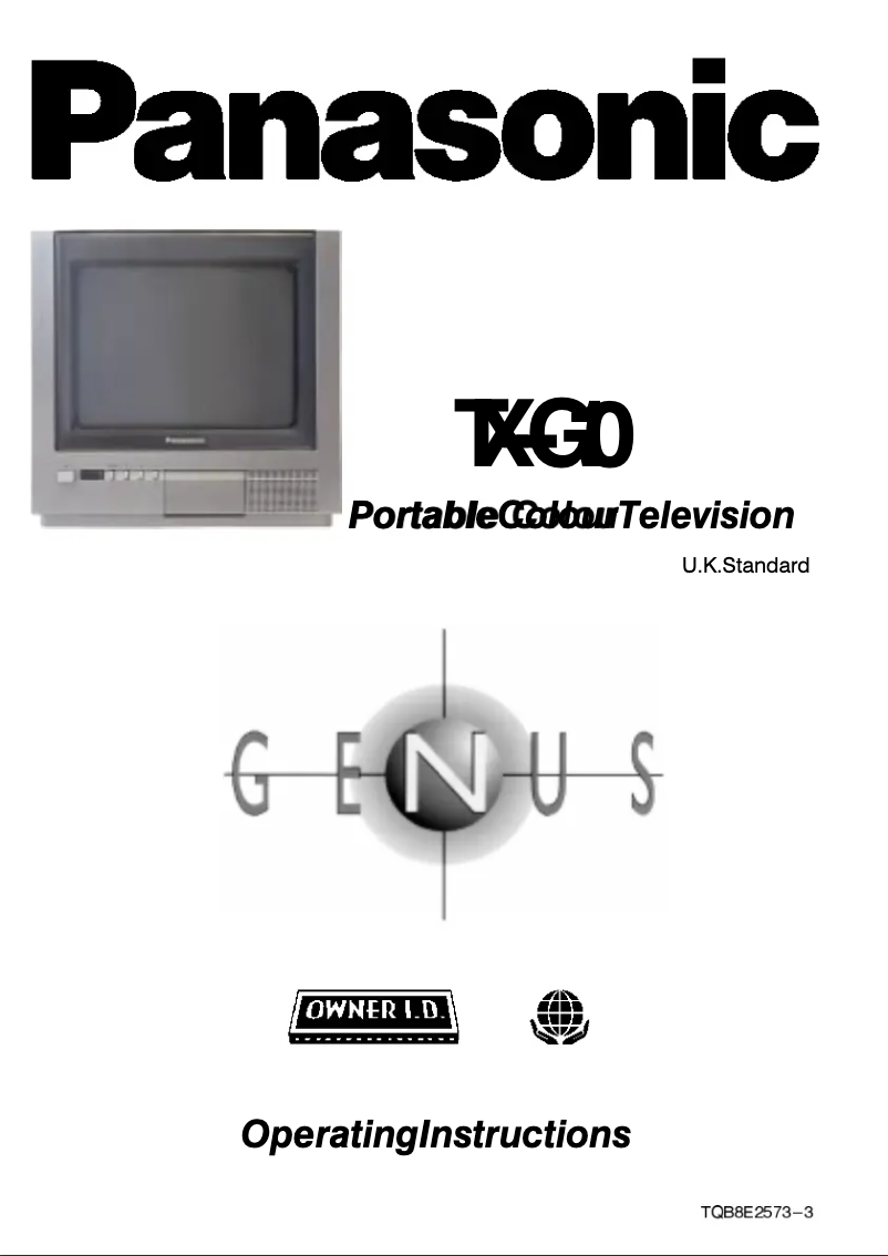 Página 1 del manual Manual de usuario Panasonic TX-G10