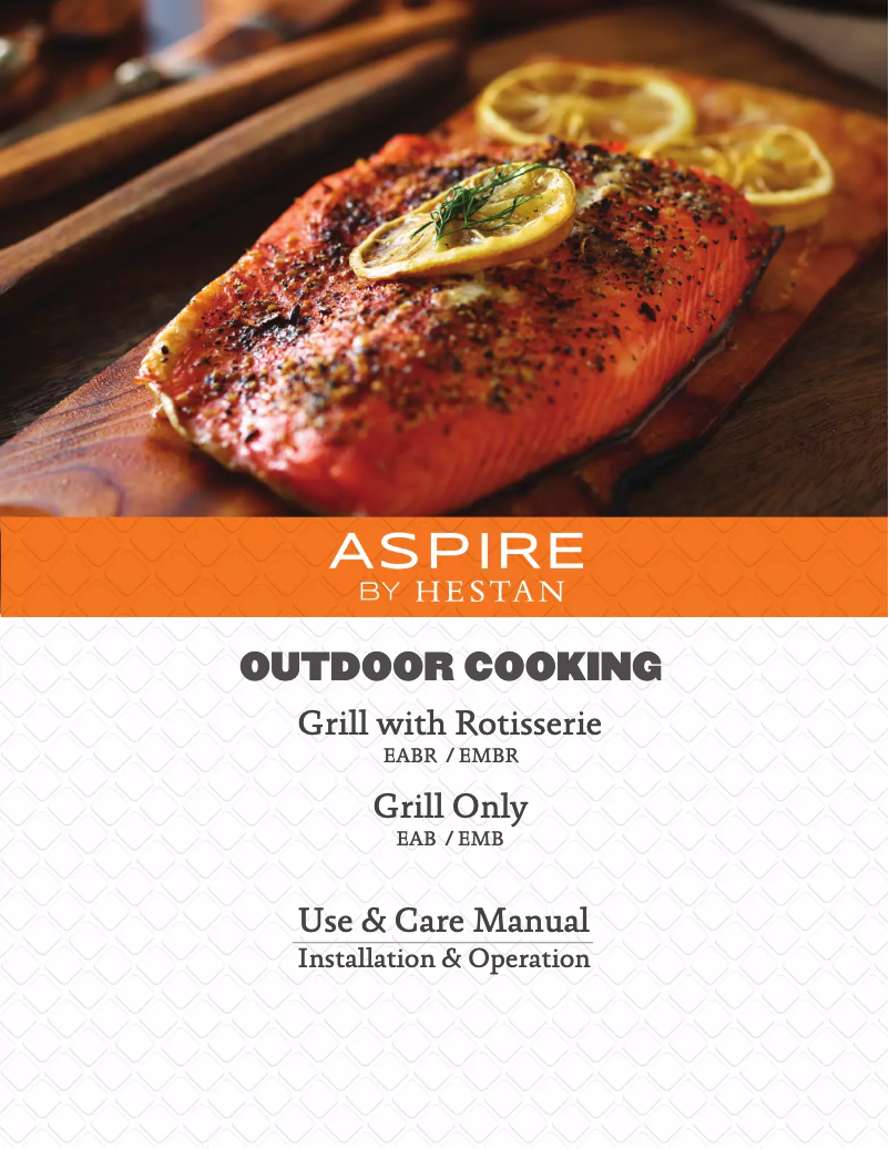 Página 1 del manual Manual de usuario Hestan Aspire EMBR36-NG