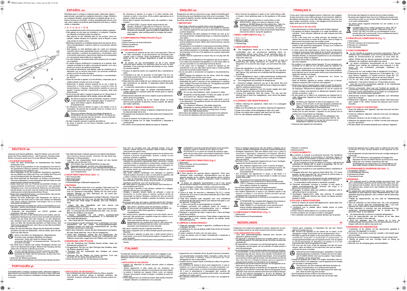 Página 1 del manual Manual de usuario Solac PP7240