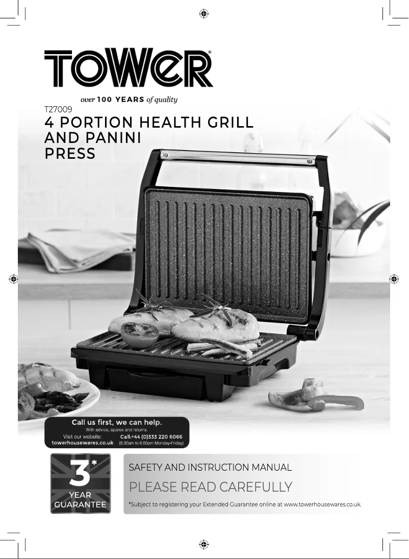 Página 1 del manual Manual de usuario Tower T27009