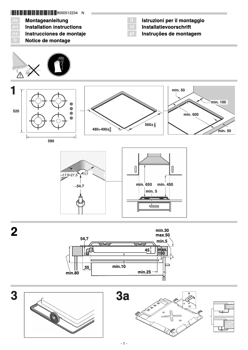 Imagen de la primera página del manual del dispositivo OCA652E
