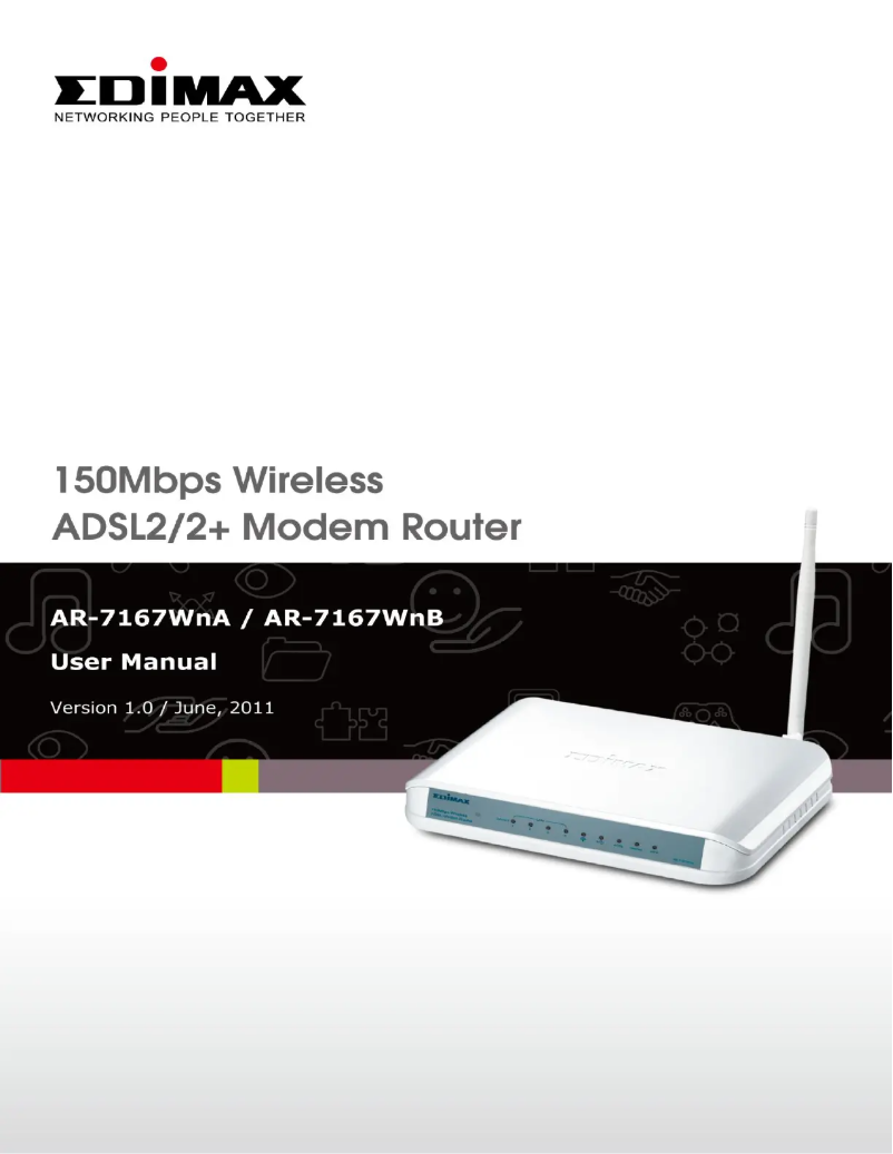 Página nº 1 - Manual de instrucciones Edimax AR-7167WNA