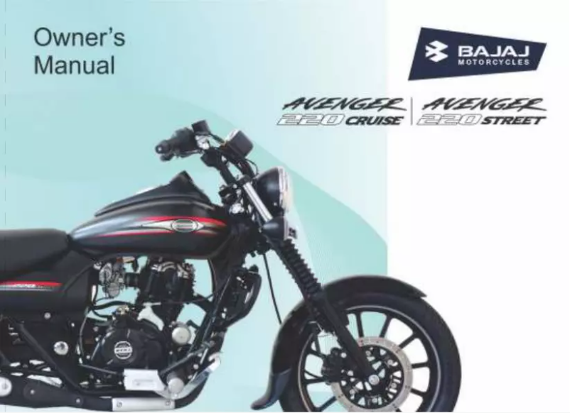 Página 1 del manual Manual de usuario Bajaj Avenger 220 Cruise (2017)