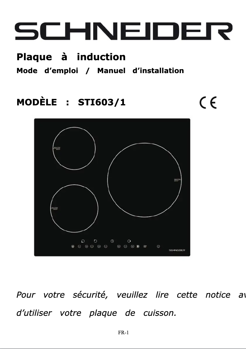 Imagen de la primera página del manual del dispositivo STI603/1