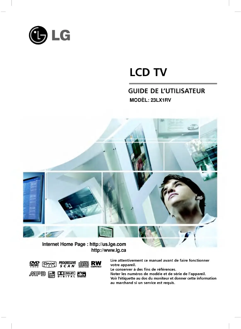 Imagen de la primera página del manual del dispositivo 23LX1RV