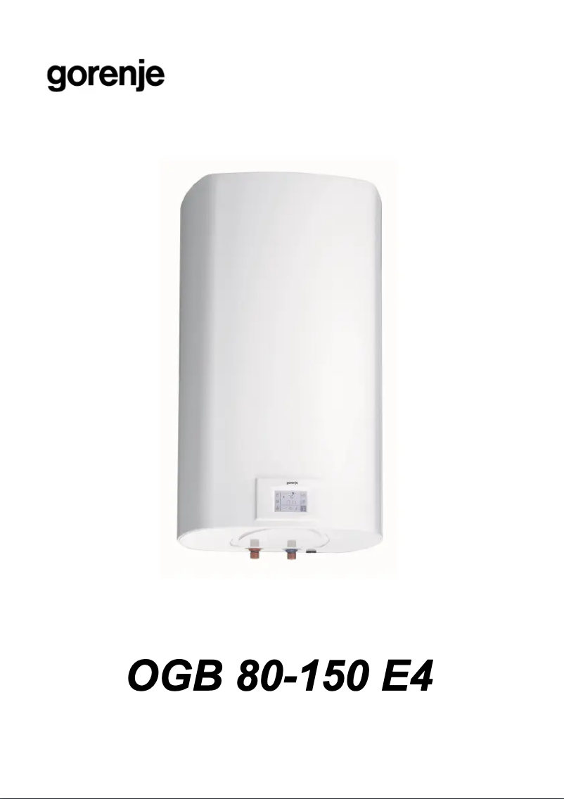 Imagen de la primera página del manual del dispositivo OGB80SM