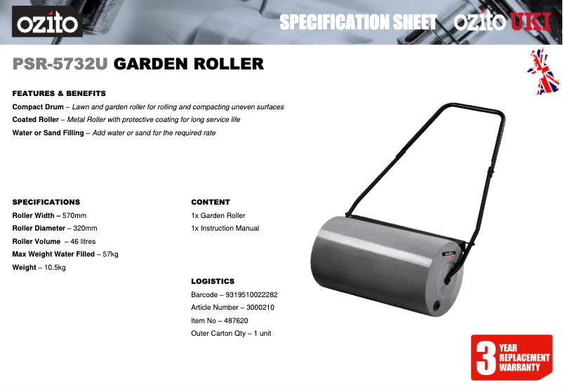 Imagen de la primera página del manual del dispositivo PSR-5732U