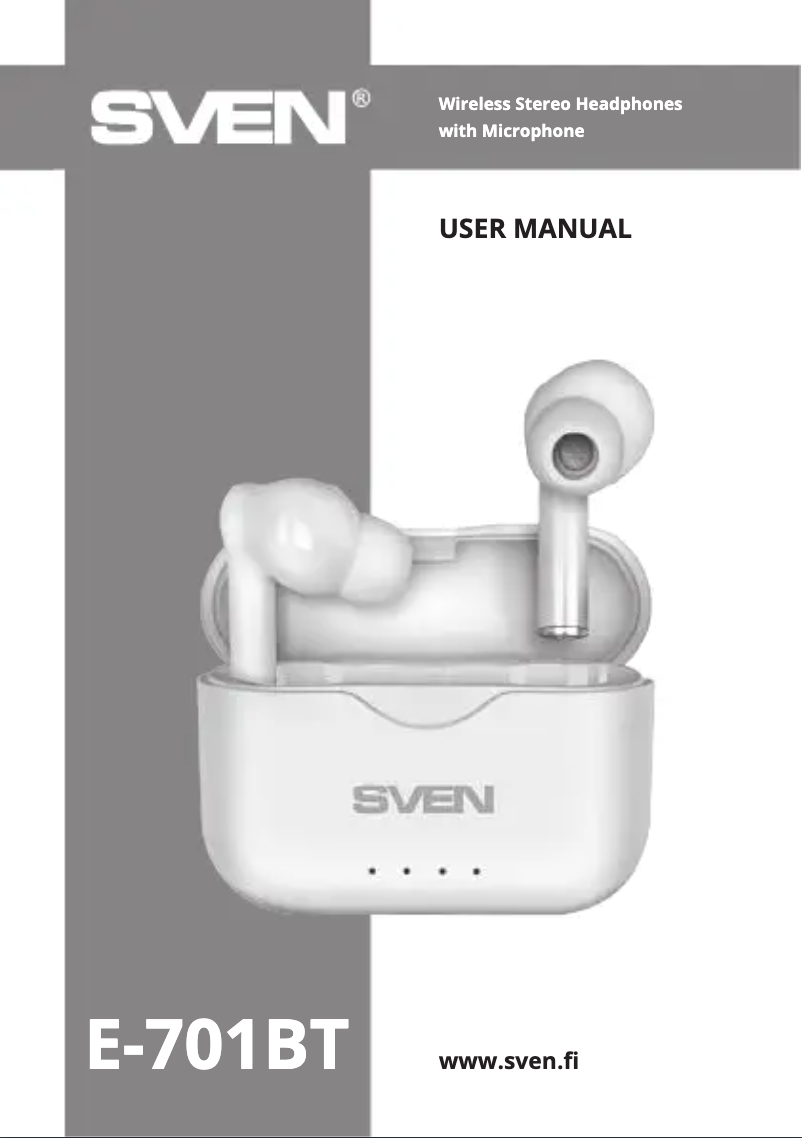Imagen de la primera página del manual del dispositivo E-701BT