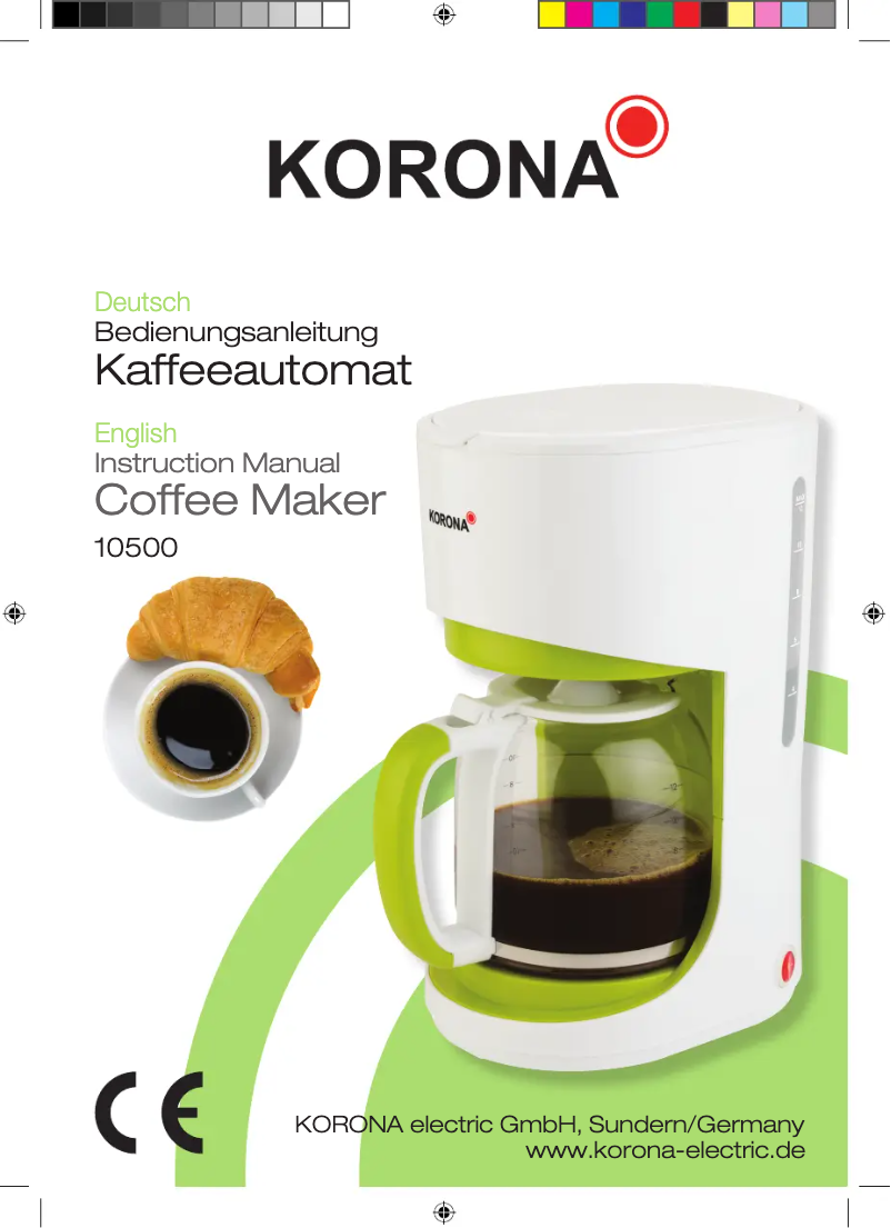 Página 1 del manual Manual de usuario Korona 10500