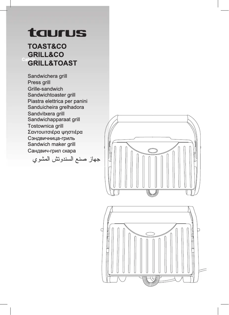 Página 1 del manual Manual de usuario Taurus Grill&Toast