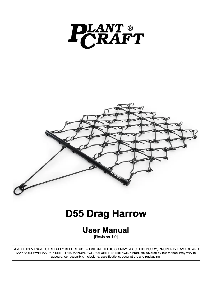 Imagen de la primera página del manual del dispositivo F55