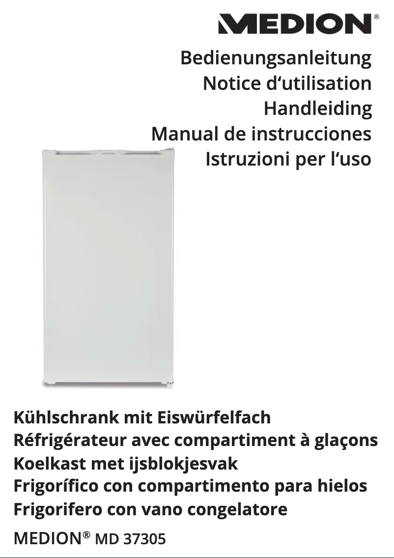 Imagen de la primera página del manual del dispositivo MD 37305