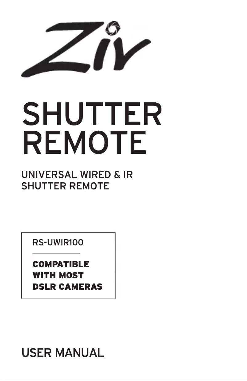 Imagen de la primera página del manual del dispositivo RS-UWIR100