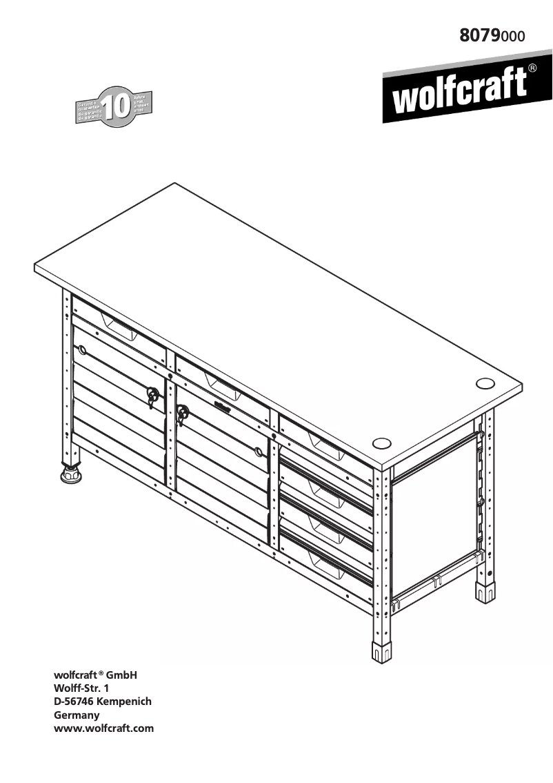 Imagen de la primera página del manual del dispositivo 8079000