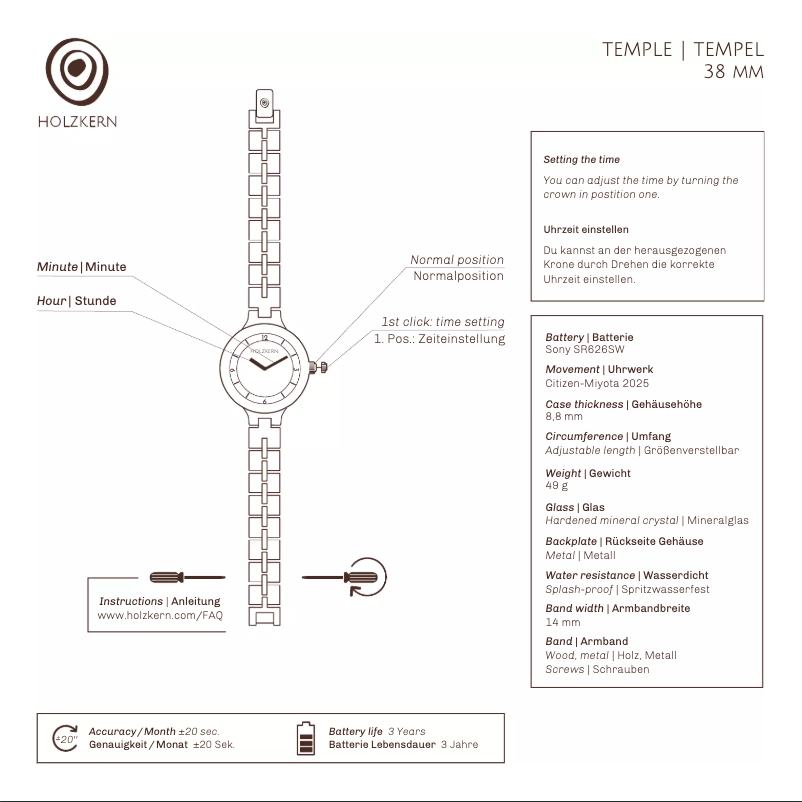 Imagen de la primera página del manual del dispositivo Dilwara