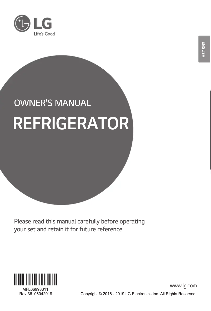 Imagen de la primera página del manual del dispositivo GL-B201SLLB