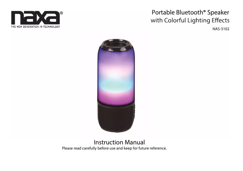 Imagen de la primera página del manual del dispositivo NAS-3102