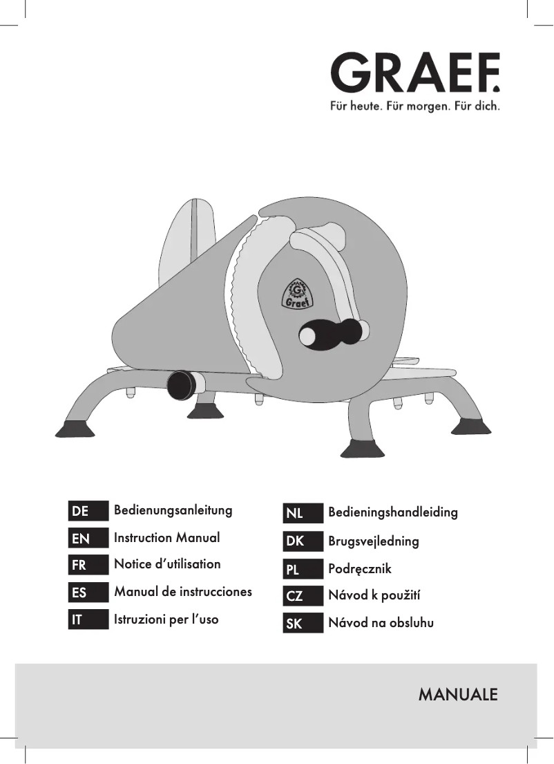 Página 1 del manual Manual de usuario Graef H93